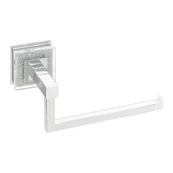 Secret Bath - Secret Bath Alexa Small Towel Ring Silver Swarovski Crystals - Towel Rings