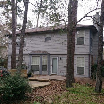 LP SmartSide Siding Job The Woodlands Texas by Texas Home Exteriors