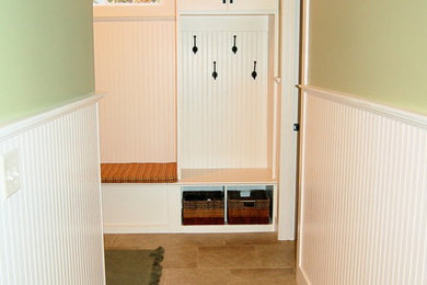 Inspiration for a timeless entryway remodel in Other