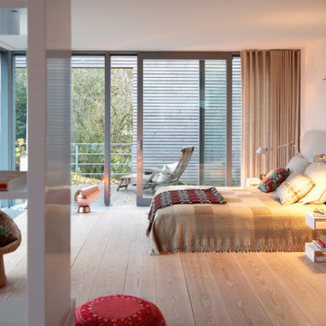 Aufstockung eines Bungalow - Schlafzimmer