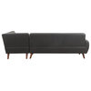 Essick II Sectional Sofa, Black