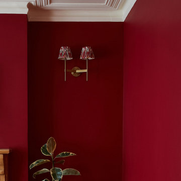 Red eclectic lounge