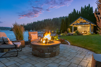 Example of a patio design in Seattle