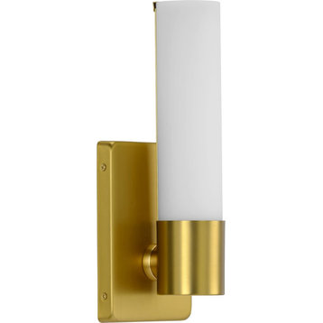 Progress Lighting P710047-30 Blanco LED 12" Tall LED Wall Sconce - Satin Brass