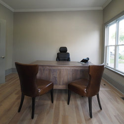 Law Office: Pre-Oiled Engineered Birch in Stone - Engineered Wood Flooring