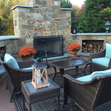 Thornbury Hunt Home Renovation and Fireplace/Deck