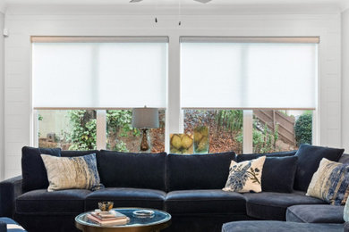 Sleek Motorized Roller Shades