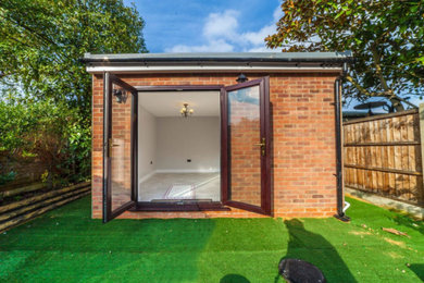 This is an example of a modern garden shed and building in London.
