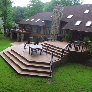 Composite Deck/Cable Rail/Stonework