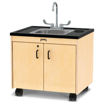 Clean Hands Helper Portable Sink - 26" Counter - Stainless Steel Sink
