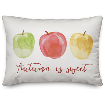 Autumn is Sweet Apples 14"x20" Throw Pillow Cover
