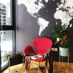 Residential Wallpaper | World Map Classic - Wallpaper