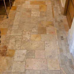 Bathroom stone floor tiles (Mediterranean Style) - Tile