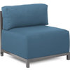 Chair HOWARD ELLIOTT AXIS Seascape Ocean Blue Sunbrella Acrylic