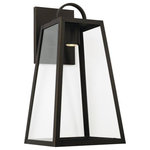 Capital Lighting - Capital Lighting 943713OZ-GL Leighton, 1 Light Outdoor Wall - The subtle contrast of the clean arch on top of thLeighton 1 Light Out Oiled Bronze Clear G *UL: Suitable for wet locations Energy Star Qualified: n/a ADA Certified: n/a  *Number of Lights: 1-*Wattage:7w GU10 Twist Lock bulb(s) *Bulb Included:No *Bulb Type:GU10 Twist Lock *Finish Type:Oiled Bronze