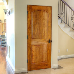 Interior Wood Doors: Mahogany 2 Panel Arched Door (1-3/4") by ETO Doors - Interior Doors