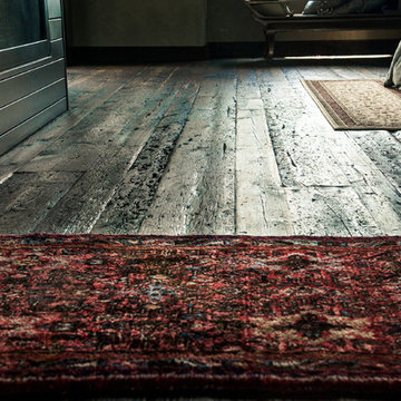 Dark Brown Barn Threshing Flooring