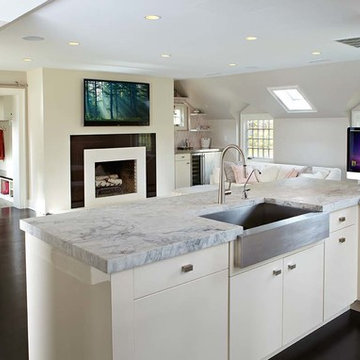 Open floor plan kitchen renovation