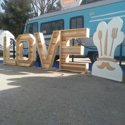 Letras de madera para eventos y boda - Decorative Objects And Figurines