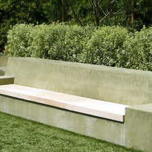 outside concrete furniture