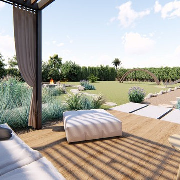 Transforming an Empty Backyard | Dry Tolerant Landscaping