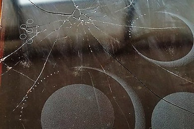 Cracked glass cooktop repair
