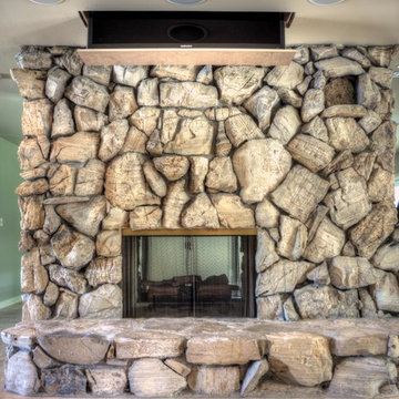 65" TV Drop Down in Livingroom