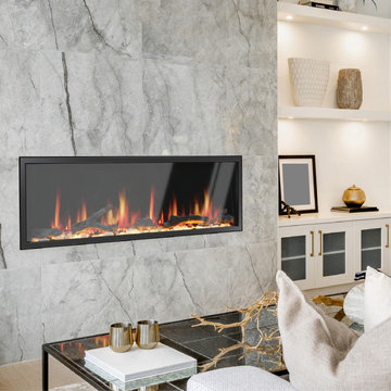 Litedeer Homes - Latitude Smart Electric Fireplace Just Finished