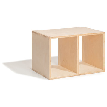 Modular Wood Shelving Cubes, Stackable B Boxes by  Offi, Birch
