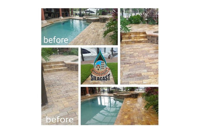 Silacast Before and After (Pavers)