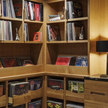 Fontana Street - Leawood Basement Music Room