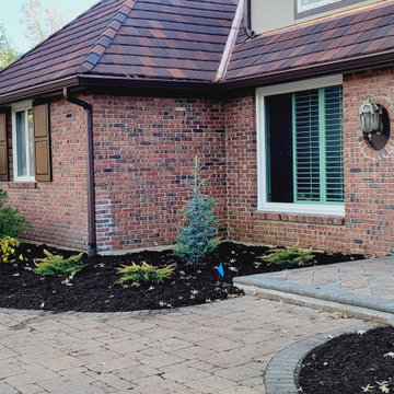 New Front Stoop and Foundation Plantings