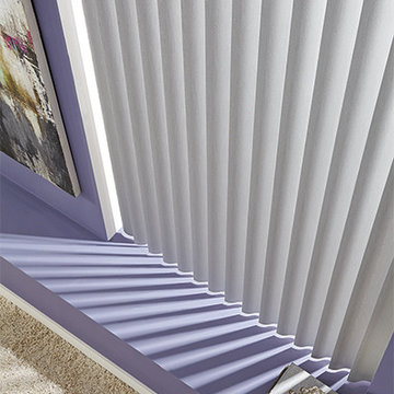 WHITE VINYL VERTICAL BLINDS - VERTICAL SUNSHADES - Graber Sliding Door Ideas