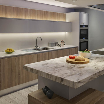 Sophisticated Contemporary Kitchen With Natural Finishes