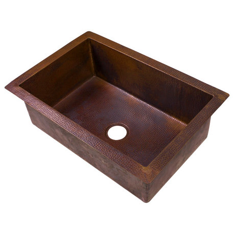 Guadalajara Dual Mount Copper Kitchen Sink