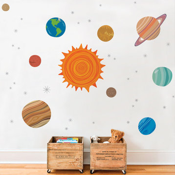 Planets Vinyl Wall Stickers, 41-Piece Set