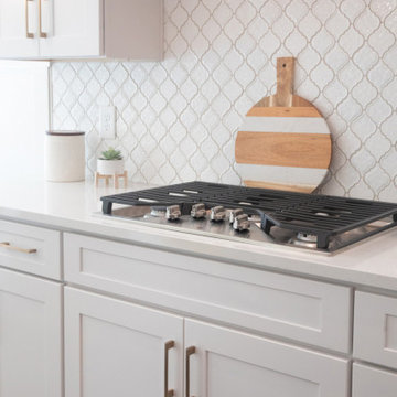 Craftsman White & Java Kitchen | Arrington Cabinetry