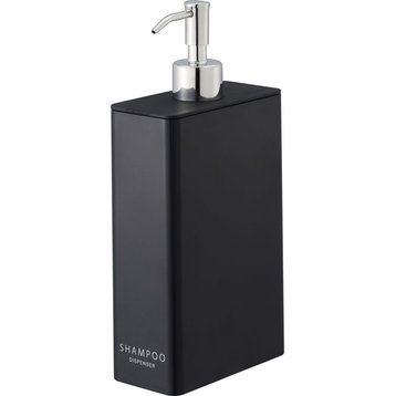 Tower Rectangular Shampoo Dispenser, Black