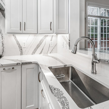 Shaker White Kitchen Remodel Charlotte, NC