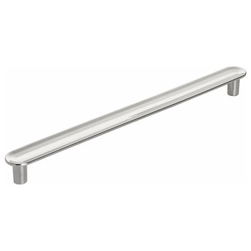 Amerock Concentric Bar Cabinet Pull, Polished Nickel, 7-9/16" Center-to-Center