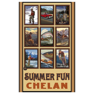Paul A. Lanquist Summer Fun Chelan Art Print, 24"x36"