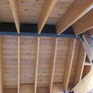 Outdoor living space / Patio Cover / Pergola / Cedar post and beam