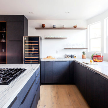 Busy Professionals Bring Texture, Joy, and Order to Their New Kitchen