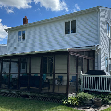 Amityville Siding - Glacier White Clapboard | Alpha Windows & Siding