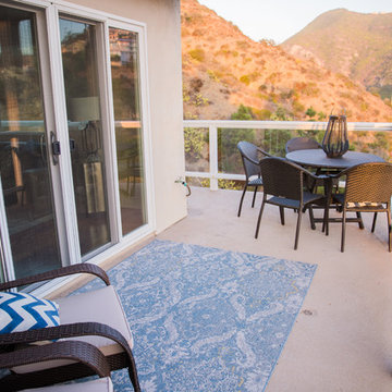 Staged Modern Condo in Laguna Beach