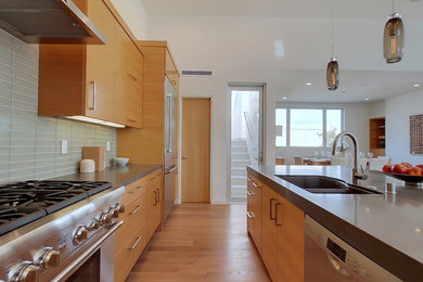Example of a kitchen design in Los Angeles