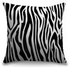 "Zebra Chic" Outdoor Pillow 16"x16"