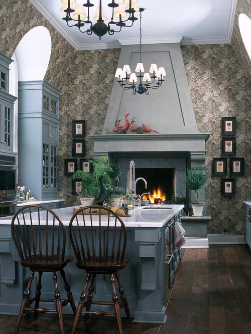 Best Fireplace Red Ralph Lauren Kitchen Design Ideas & Remodel ...  SaveEmail. JEFFERY ROBERTS DESIGN