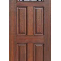 Single Door 80 Fiberglass Austin Texas Star Camber Lite6366 - Front Doors