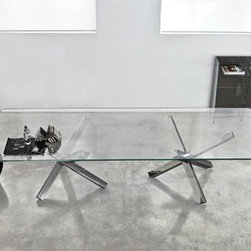 Aikido two bases dining table by SOVETITALIA - Dining Tables